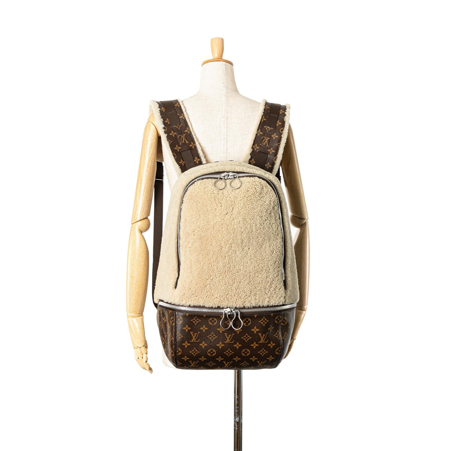 Louis Vuitton Marc Newson Monogram Shearling Backpack