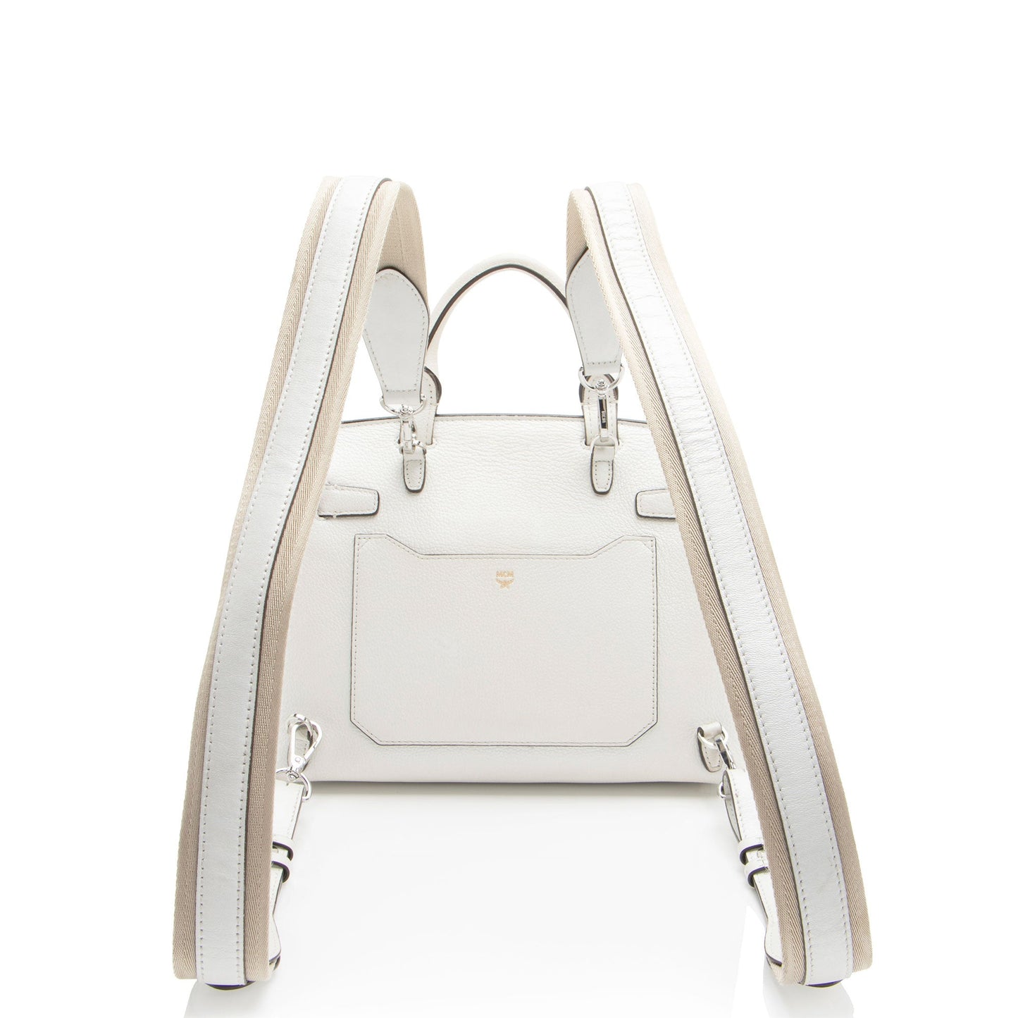 MCM Leather Milla Medium Backpack
