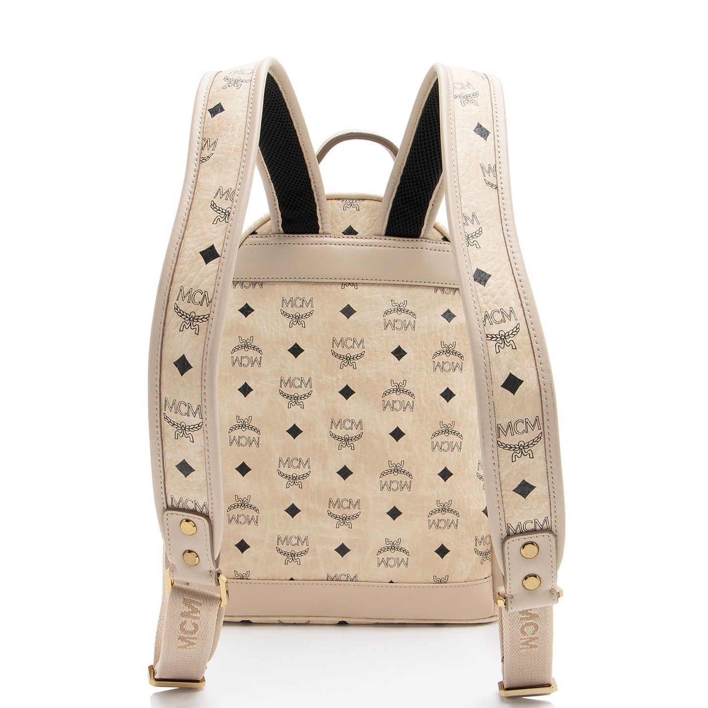 MCM Visetos Side Studs Stark Small Backpack