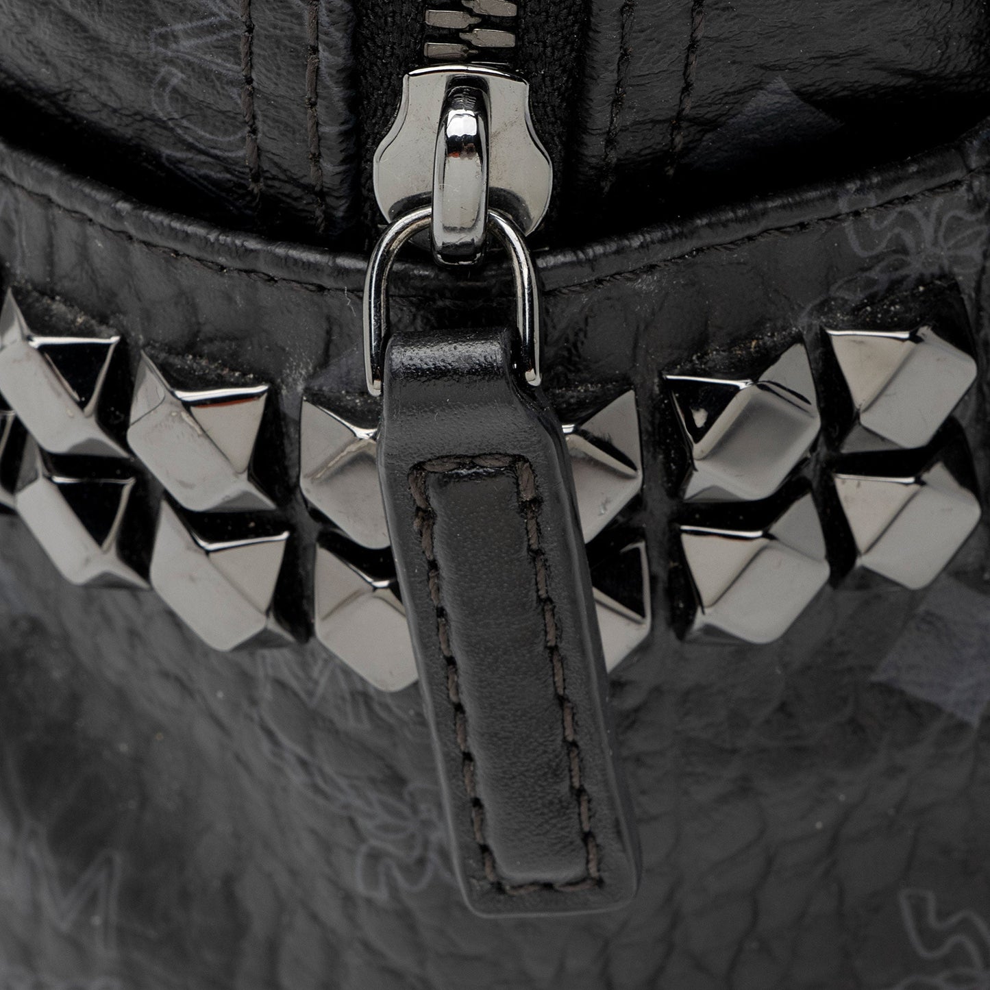 MCM Visetos Studded Stark Baby Backpack