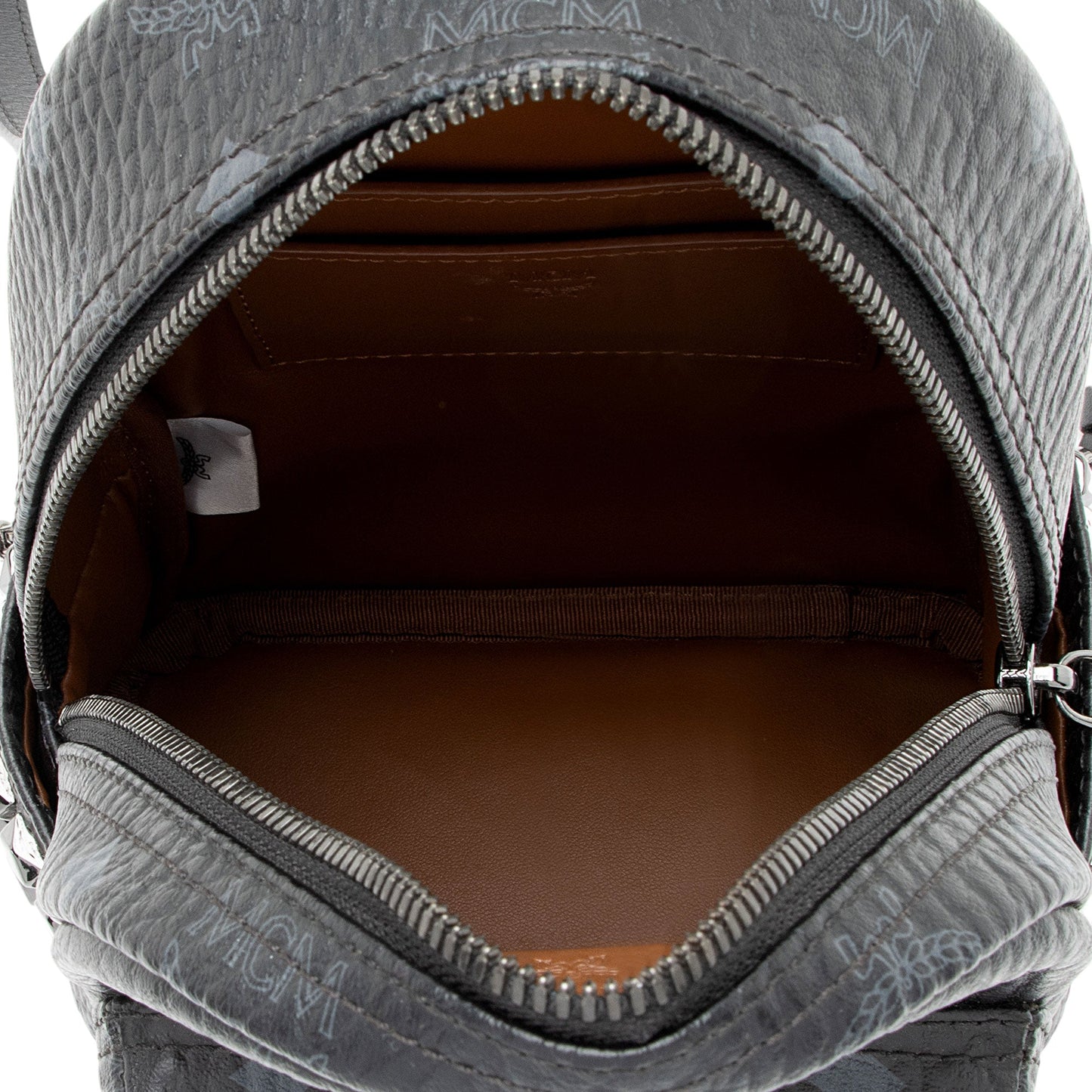 MCM Visetos Studded Stark Baby Backpack