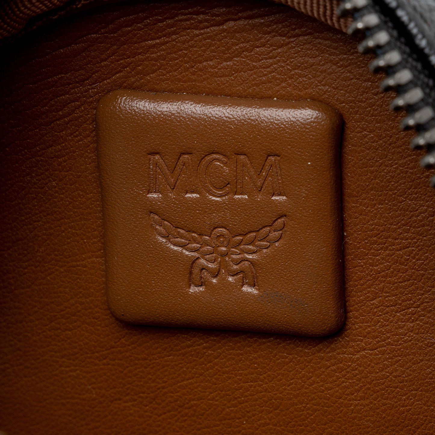 MCM Visetos Studded Stark Baby Backpack