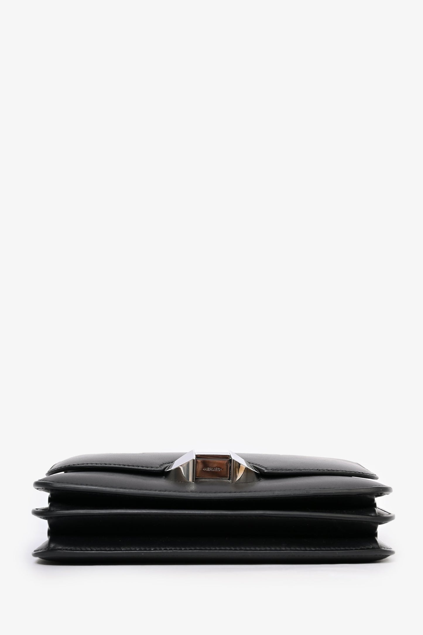 Hermès 2018 Black Evercolor Leather 2002 20 Crossbody Bag