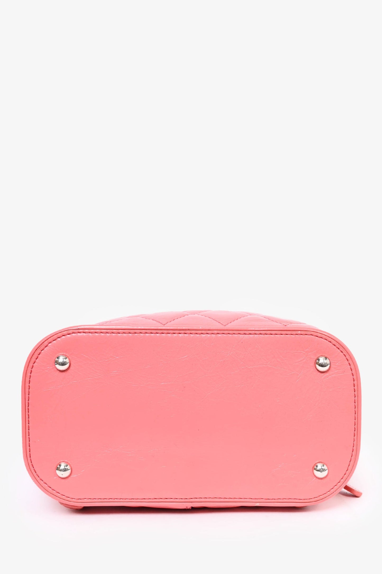 Pre-Loved Chanel™ 2018 Pink Calfskin Leather/PVC 'Aquarium' Backpack