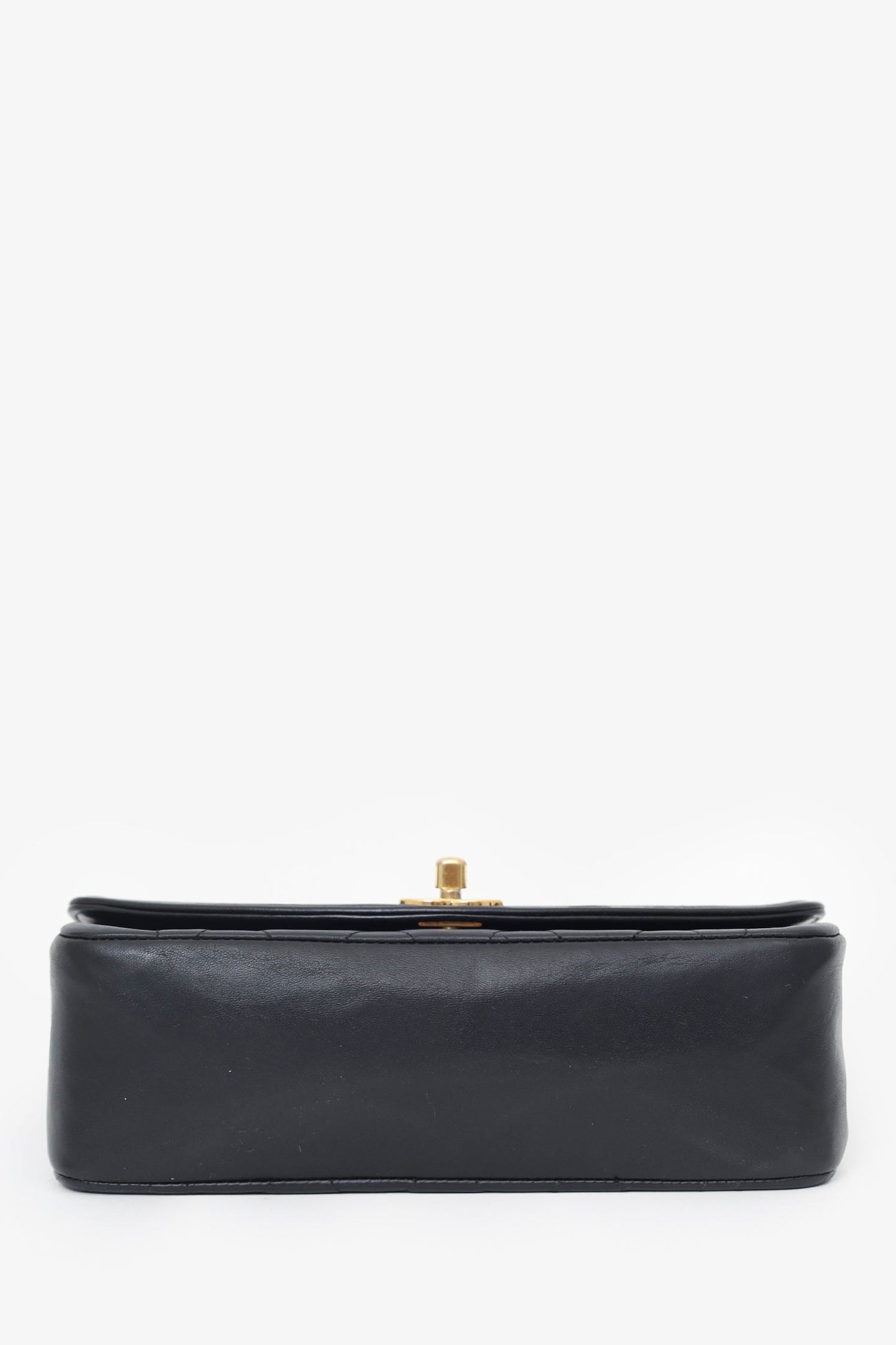 Pre-Loved Chanel™ Black Lambskin Small Diana Flap Bag