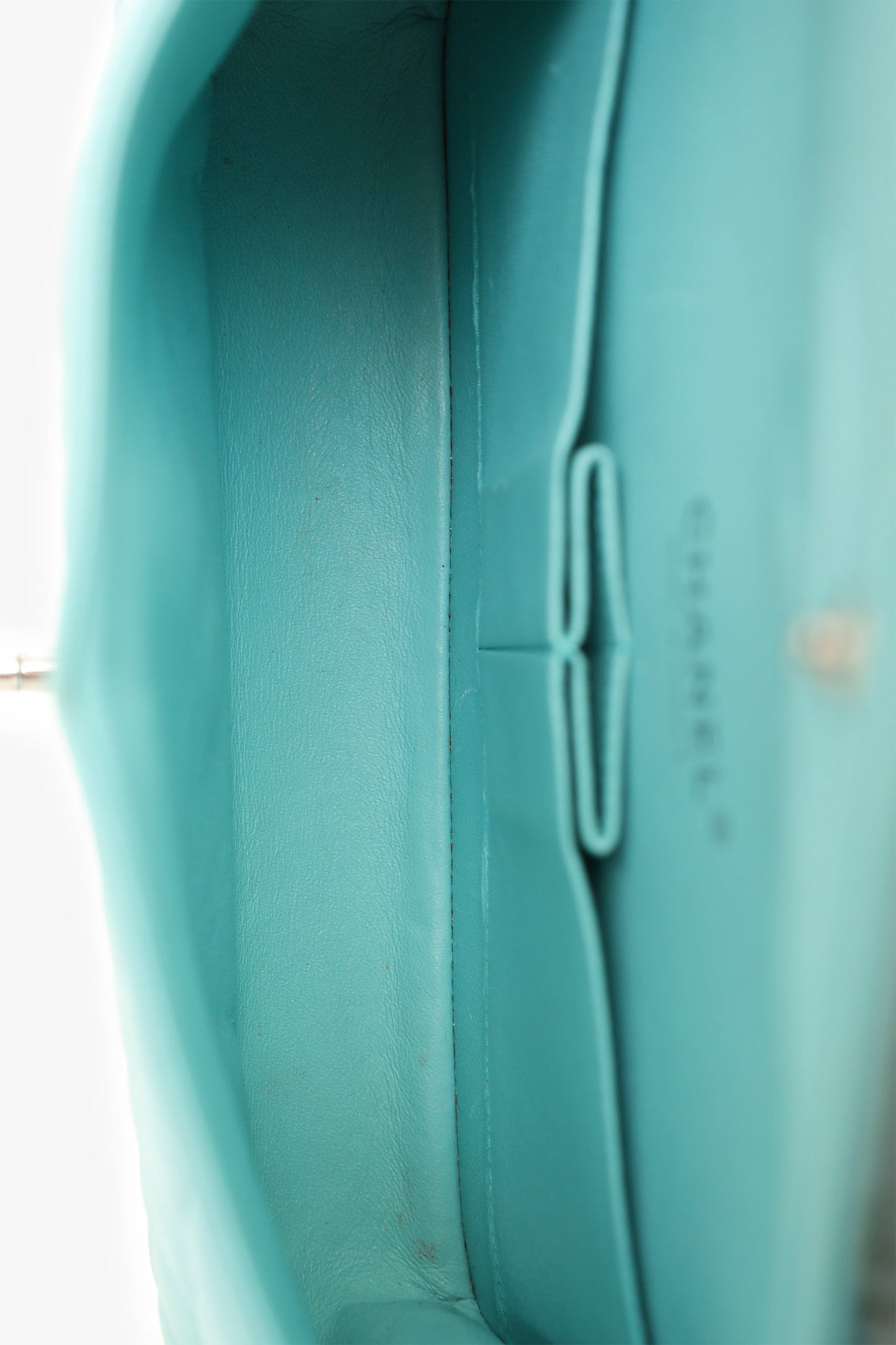 Pre-Loved Chanel™ 2019 Turquoise Leather Quilted Double Flap (As Is)