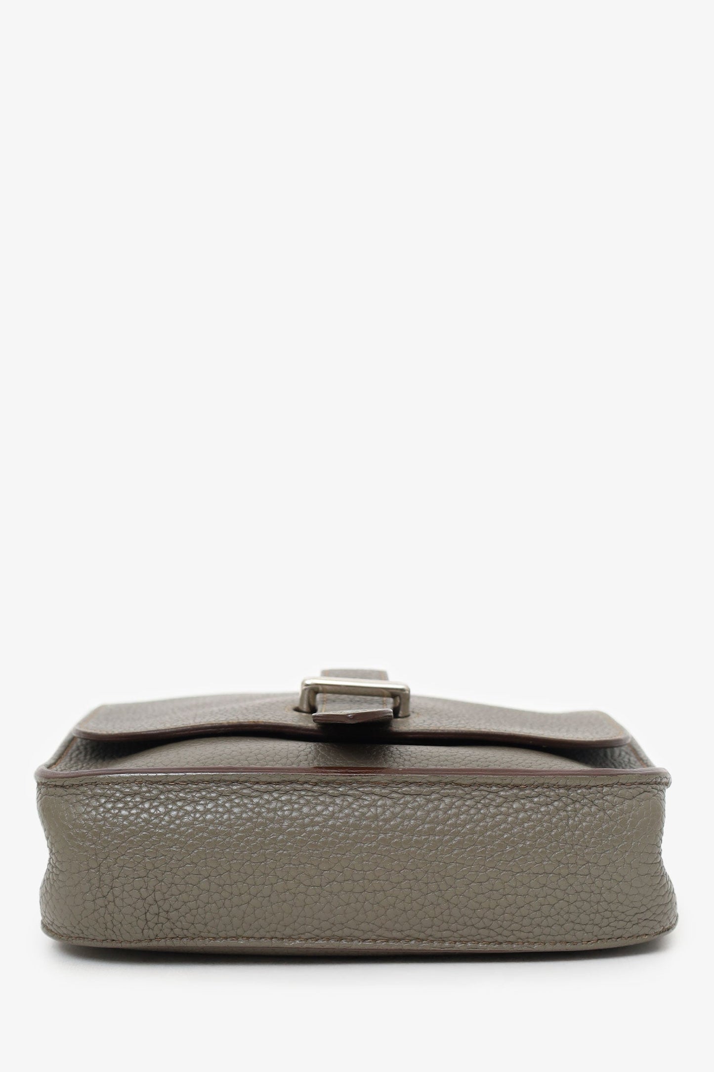 Hermes 2012 Étoupe Clemence Steve Steve Pochette PM Crossbody (As Is)