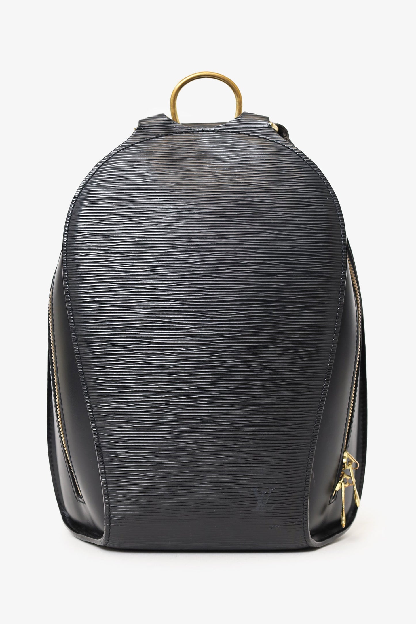 Louis Vuitton 1999 Black Epi Leather Mabillon Backpack