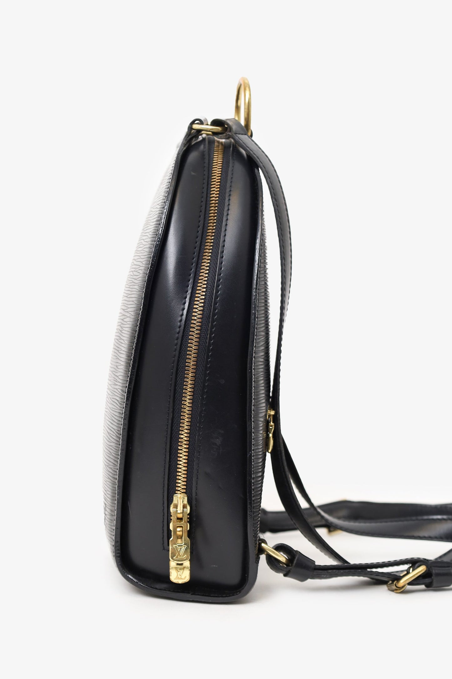 Louis Vuitton 1999 Black Epi Leather Mabillon Backpack