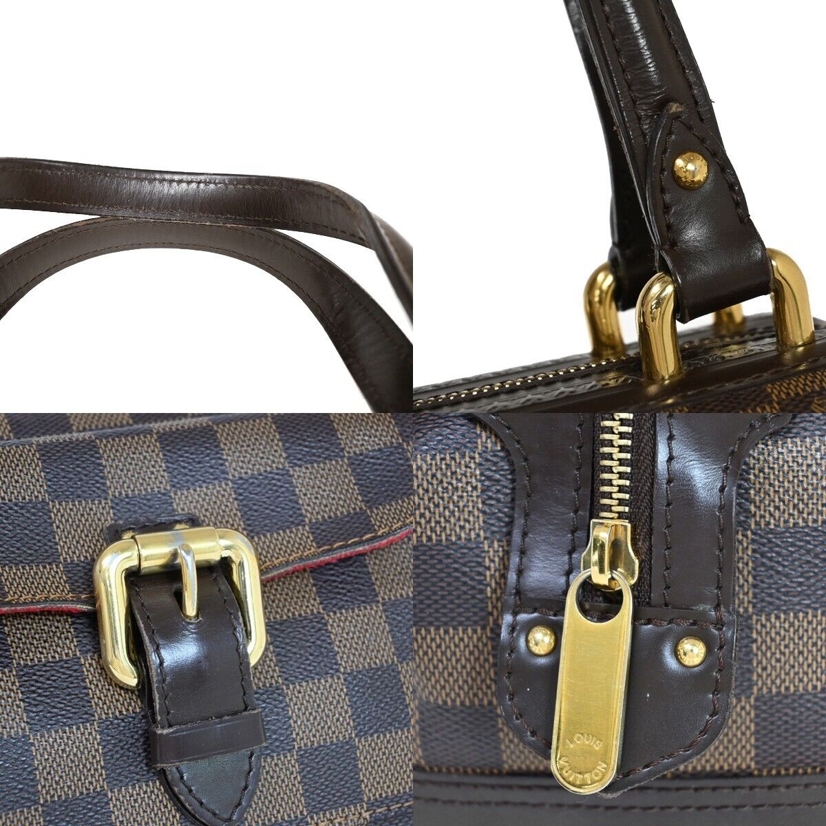 Louis Vuitton Knightsbridge Brown Canvas Handbag