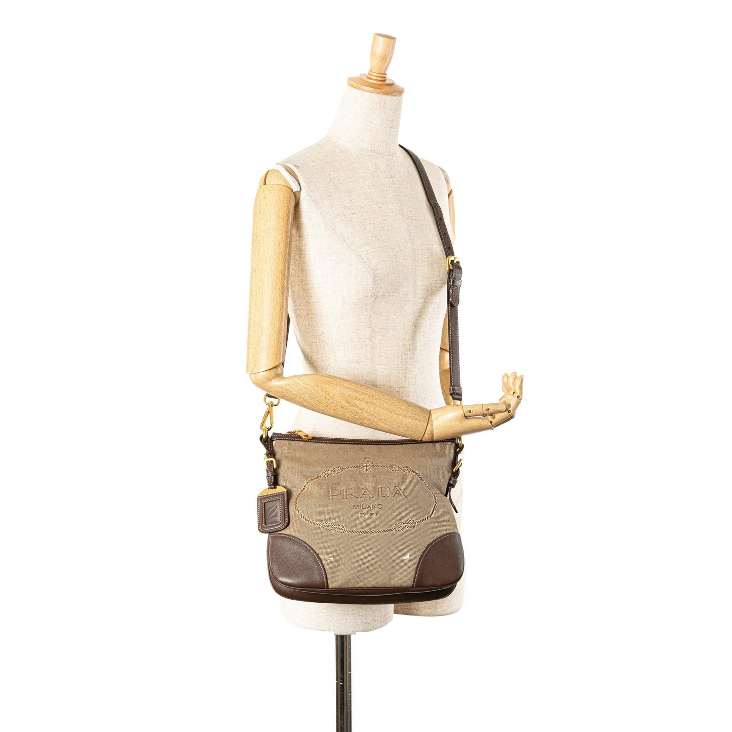 Prada Canvas Canapa Logo Crossbody