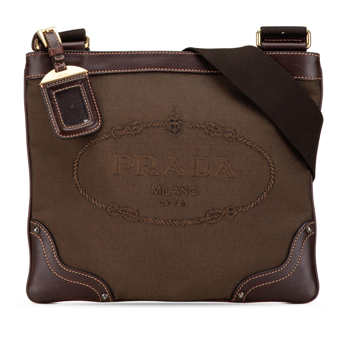 Prada Canvas Canapa Logo Crossbody