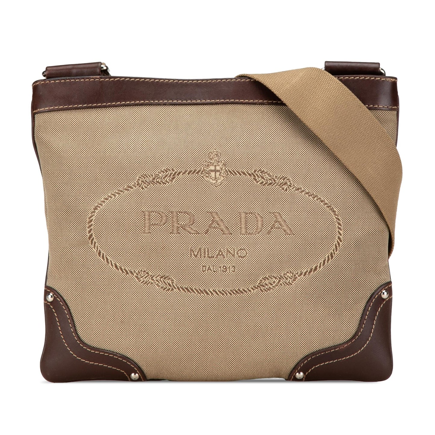 Prada Canvas Canapa Logo Crossbody