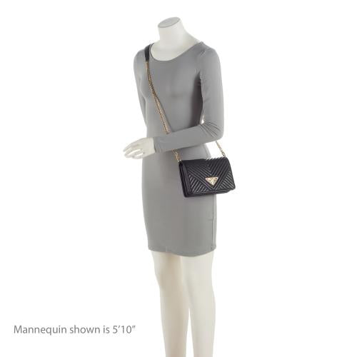 Prada Chevron Calfskin Diagramme Crossbody Bag (SHF-GpeaPx)