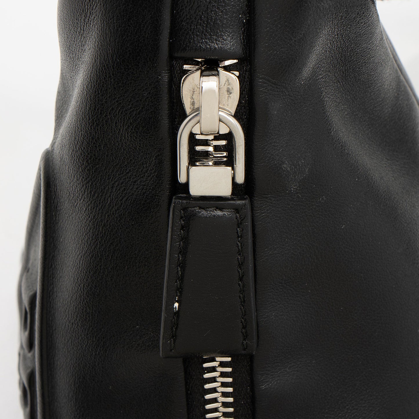Prada Leather Triangle Logo Crossbody