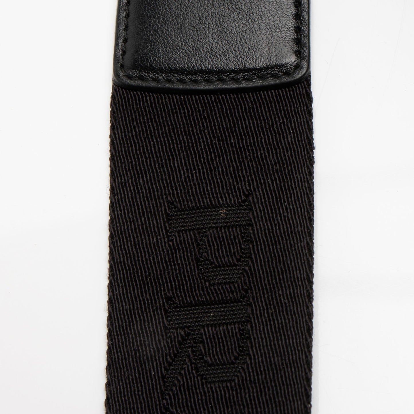 Prada Leather Triangle Logo Crossbody
