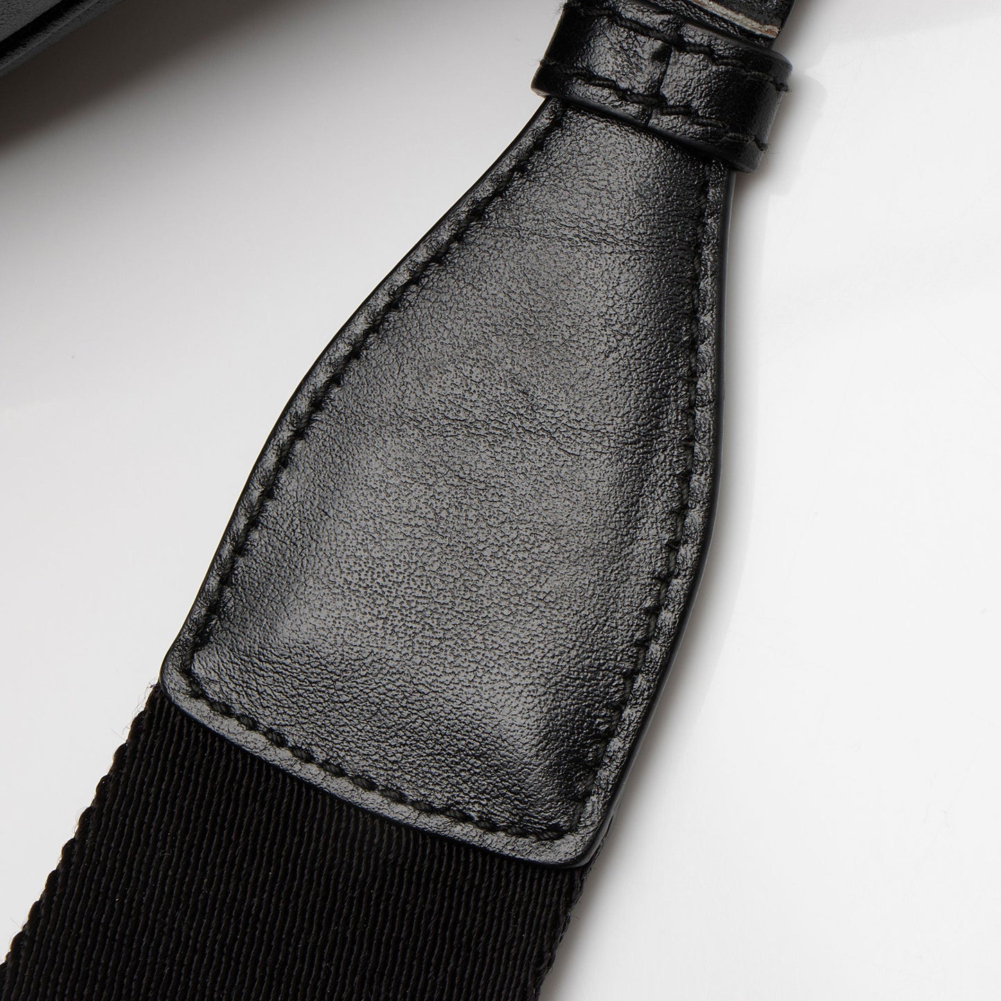 Prada Leather Triangle Logo Crossbody