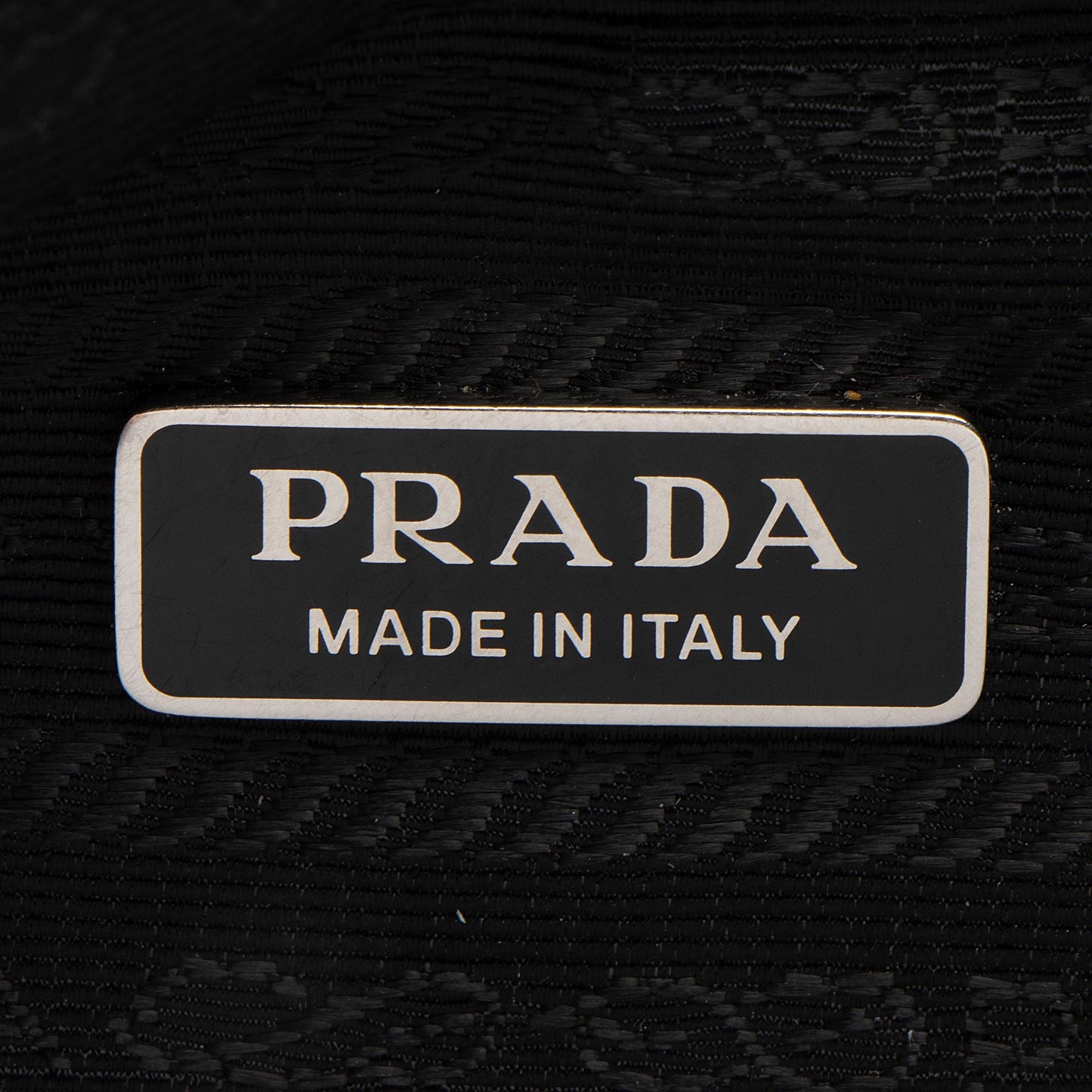 Prada Leather Triangle Logo Crossbody