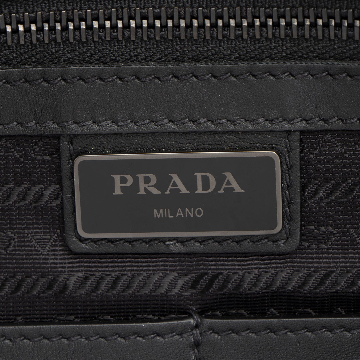Prada Saffiano Front Pocket Backpack
