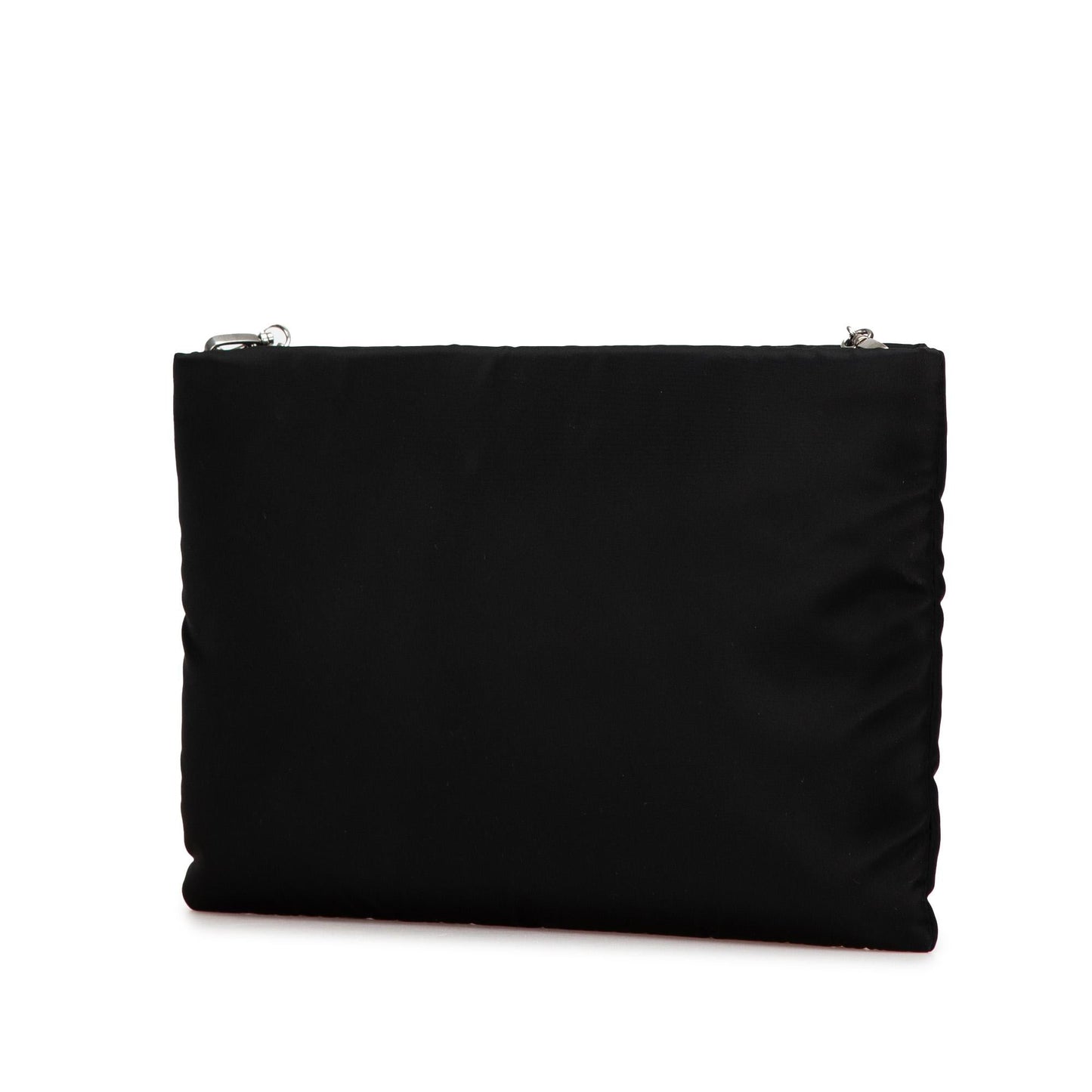 Prada Tessuto Catene Crystal Embellished Chain Crossbody