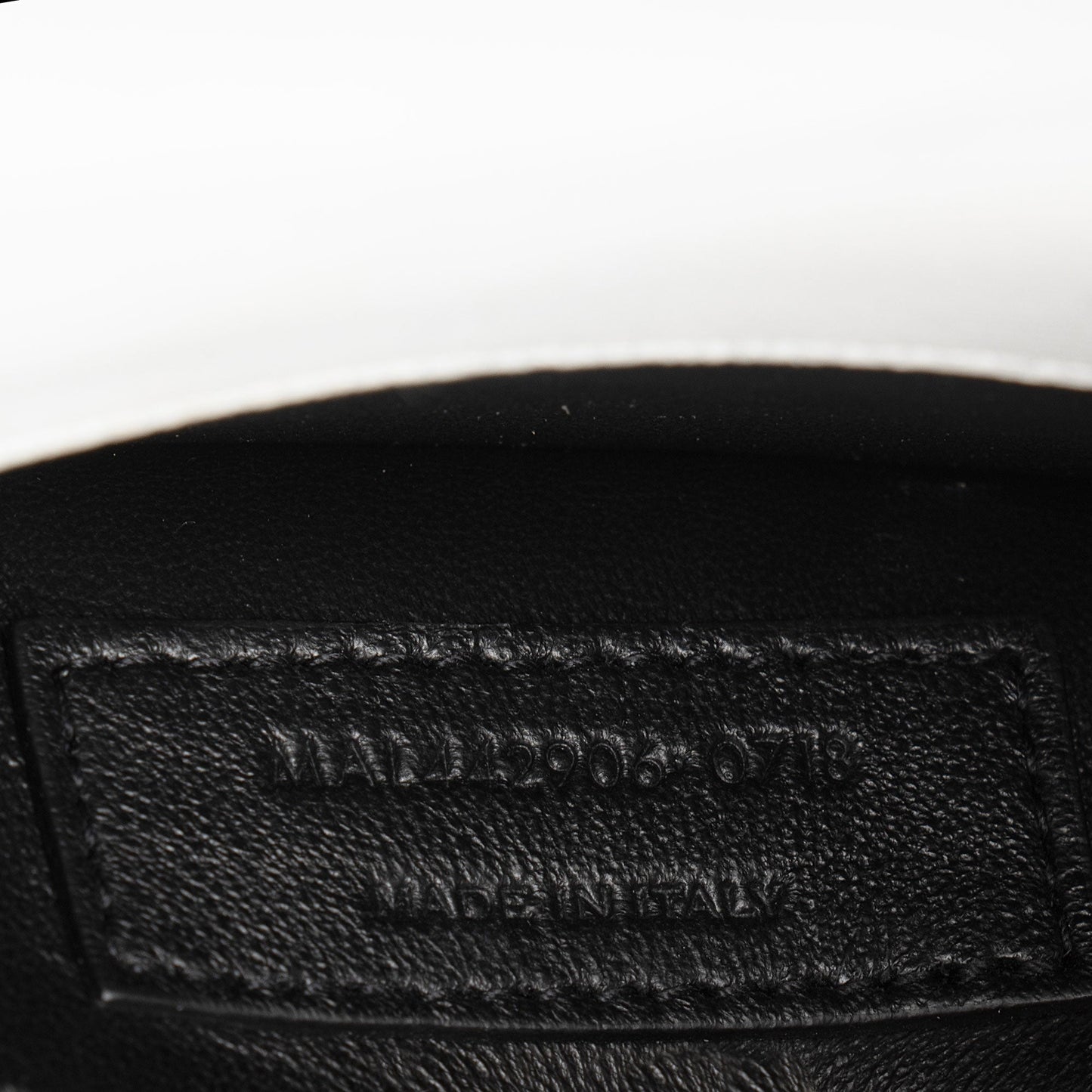 Saint Laurent Bi-Color Grained Calfskin Monogram Sunset Medium Shoulder Bag (SHF-1CzWjR)