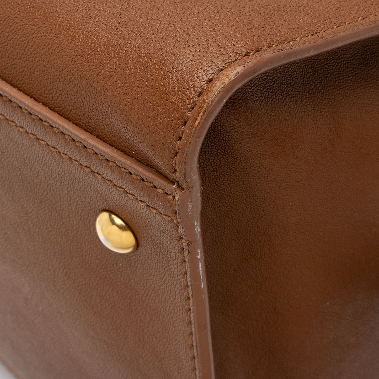 Saint Laurent Calfskin Cabas Chyc Medium Tote (SHF-Ivua2g)
