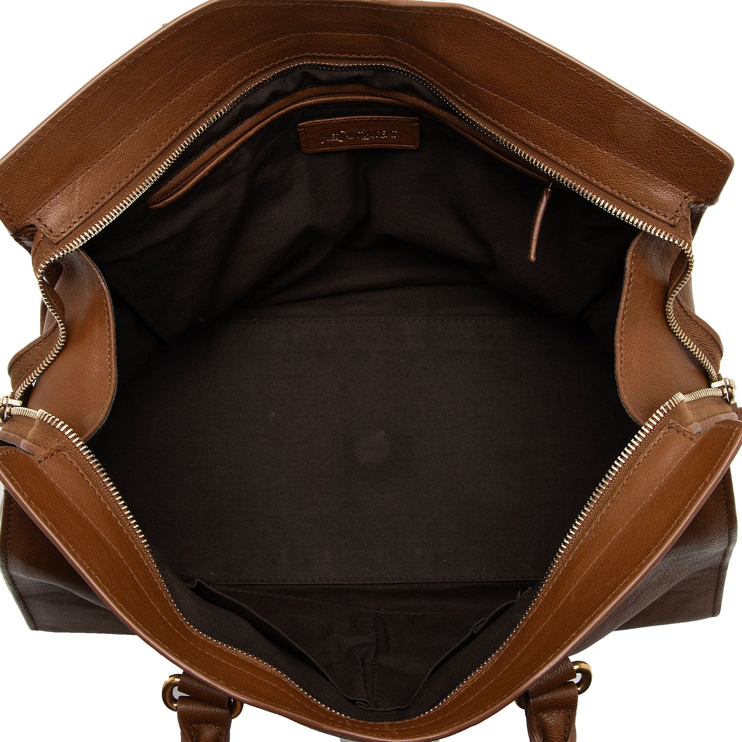 Saint Laurent Calfskin Cabas Chyc Medium Tote (SHF-Ivua2g)
