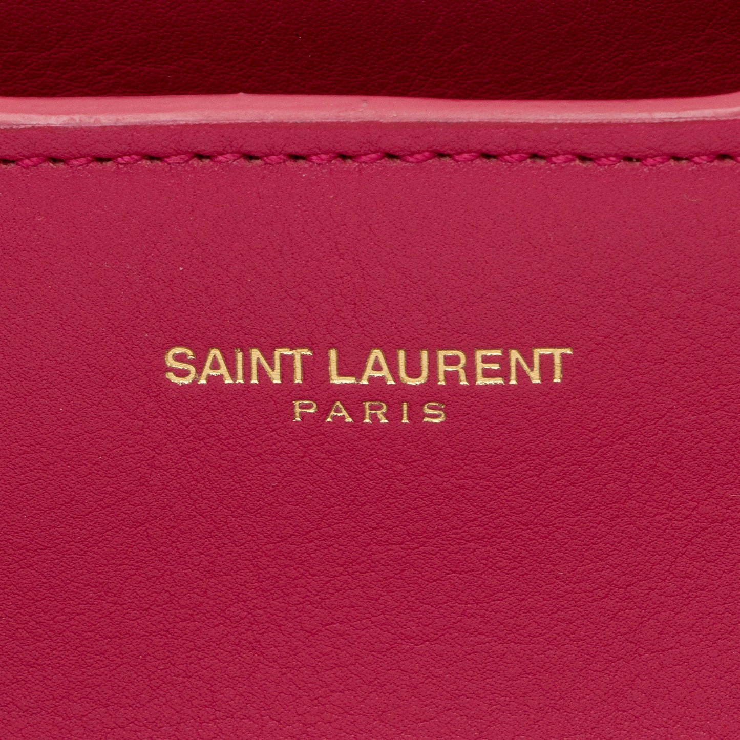Saint Laurent Calfskin Cabas Chyc Medium Tote