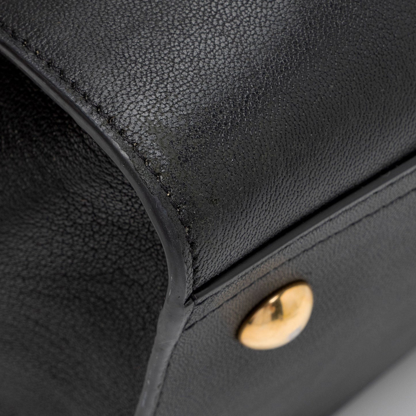 Saint Laurent Calfskin Cabas Chyc Small Tote (SHF-ntqfXK)