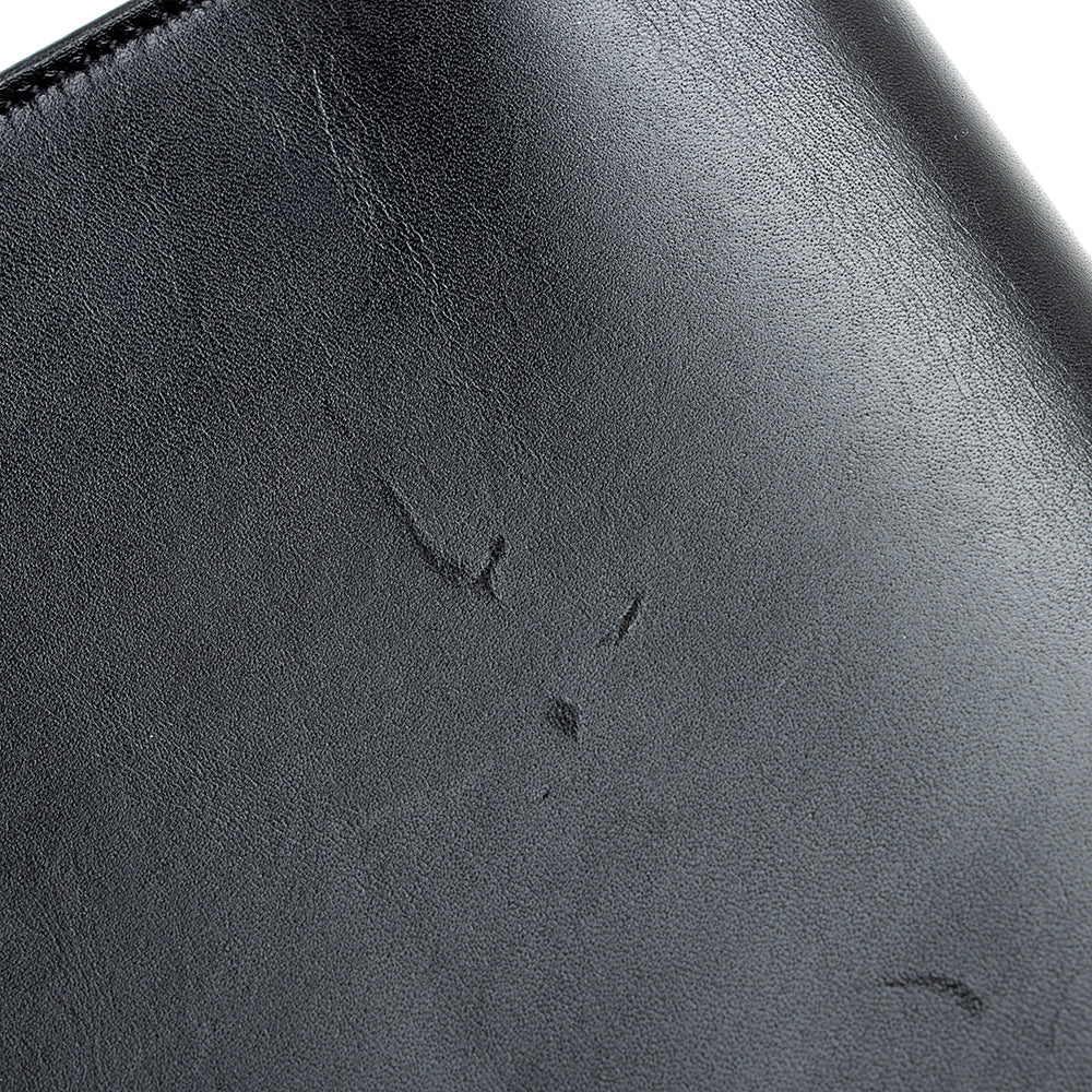 Saint Laurent Calfskin Cassandra Tassel Clutch (SHF-18666)