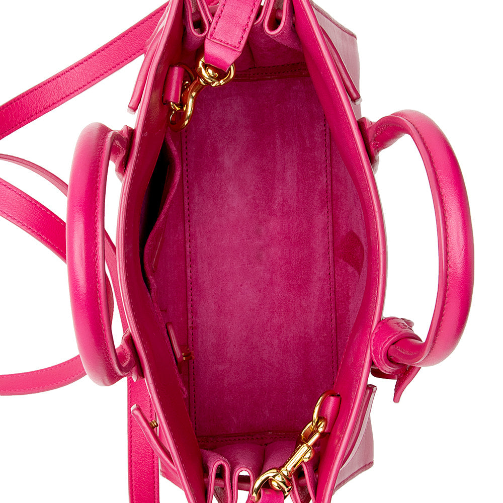 Saint Laurent Calfskin Classic Sac de Jour Nano Tote (SHF-13585)