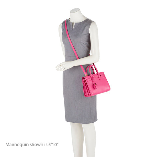 Saint Laurent Calfskin Classic Sac de Jour Nano Tote (SHF-13585)
