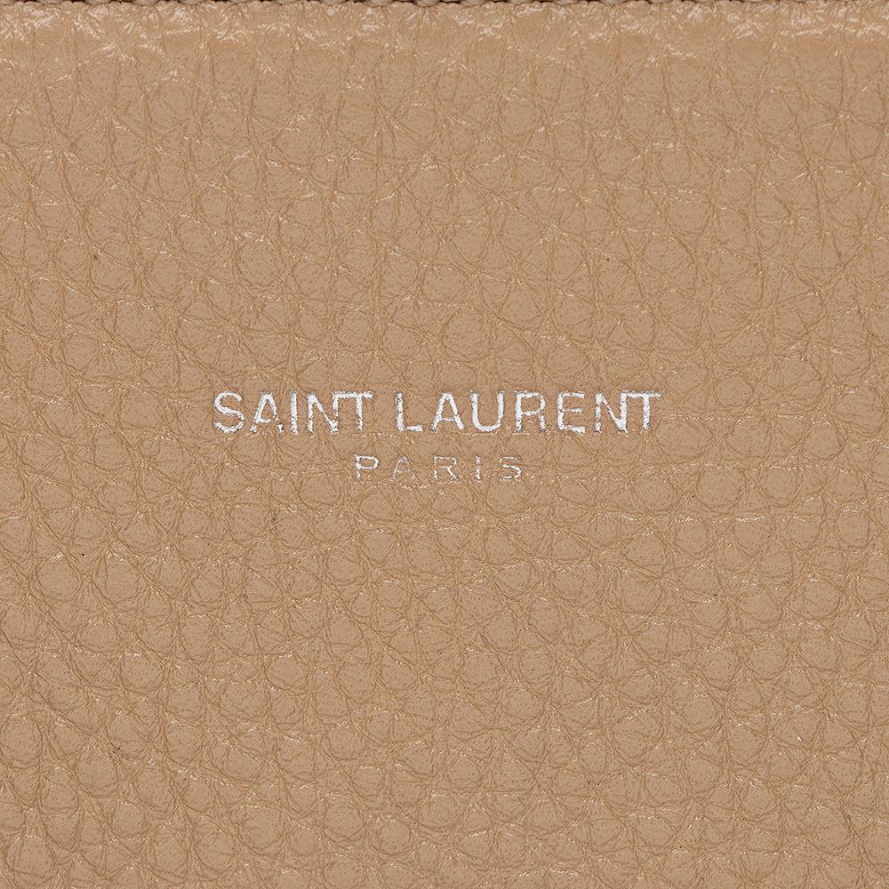 Saint Laurent Calfskin Classic Sac de Jour Nano Tote (SHF-16258)