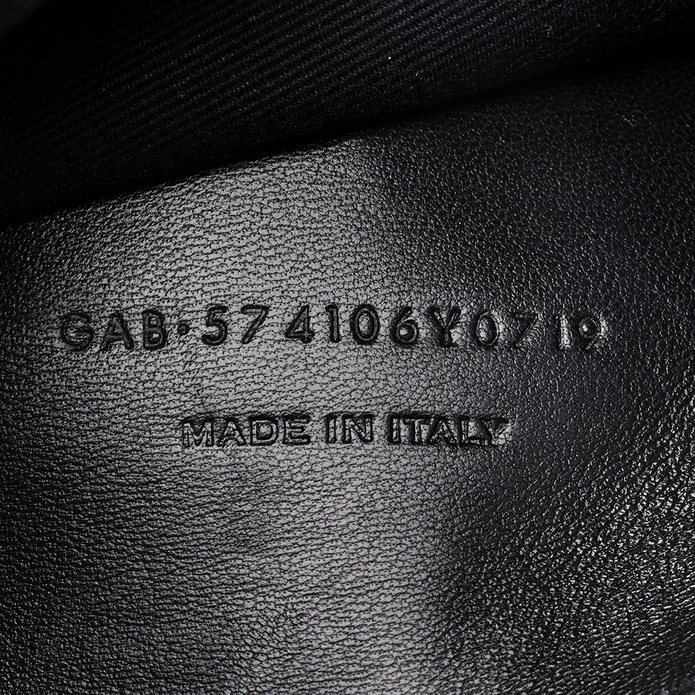 Saint Laurent Calfskin Croc Embossed West Hollywood Flap Bag (SHF-17898)