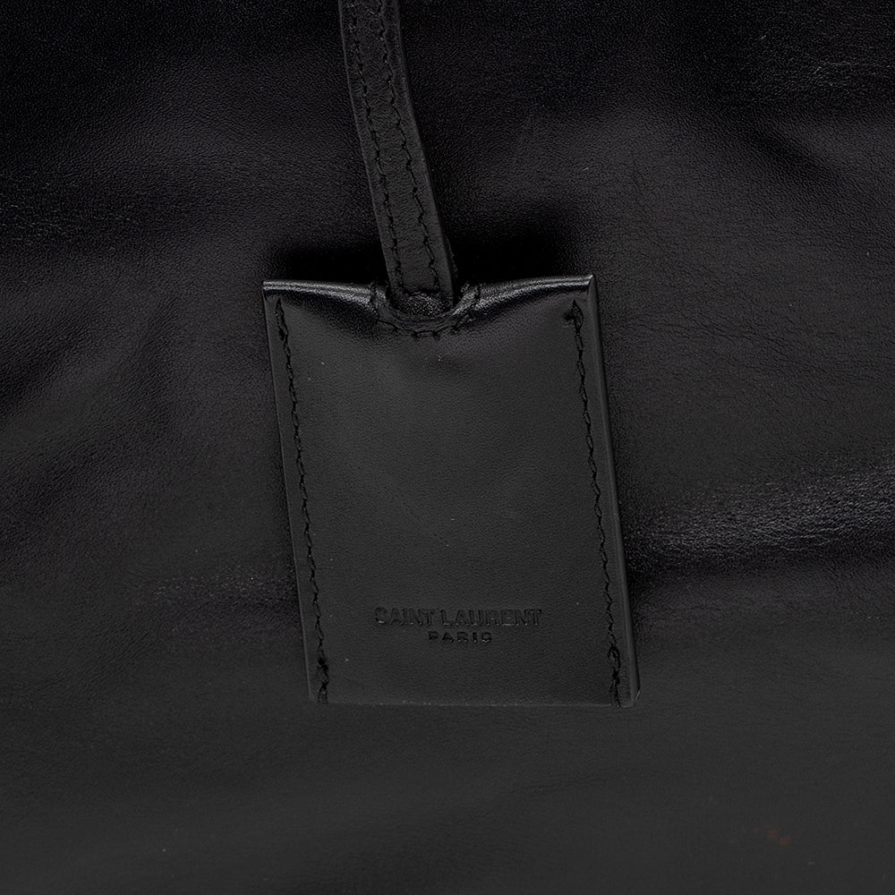 Saint Laurent Calfskin Duffle 12 Satchel (SHF-14163)