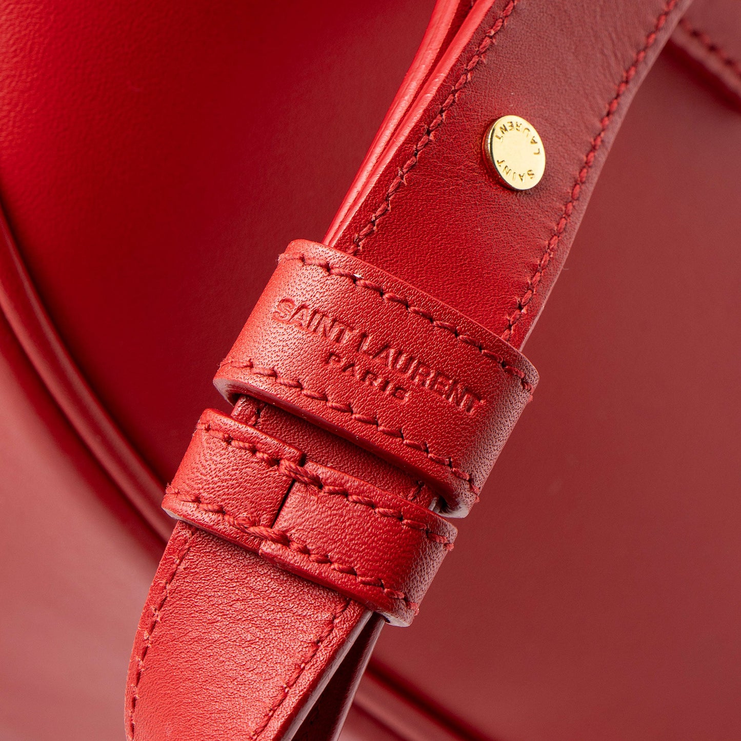 Saint Laurent Calfskin Duffle 6 Satchel