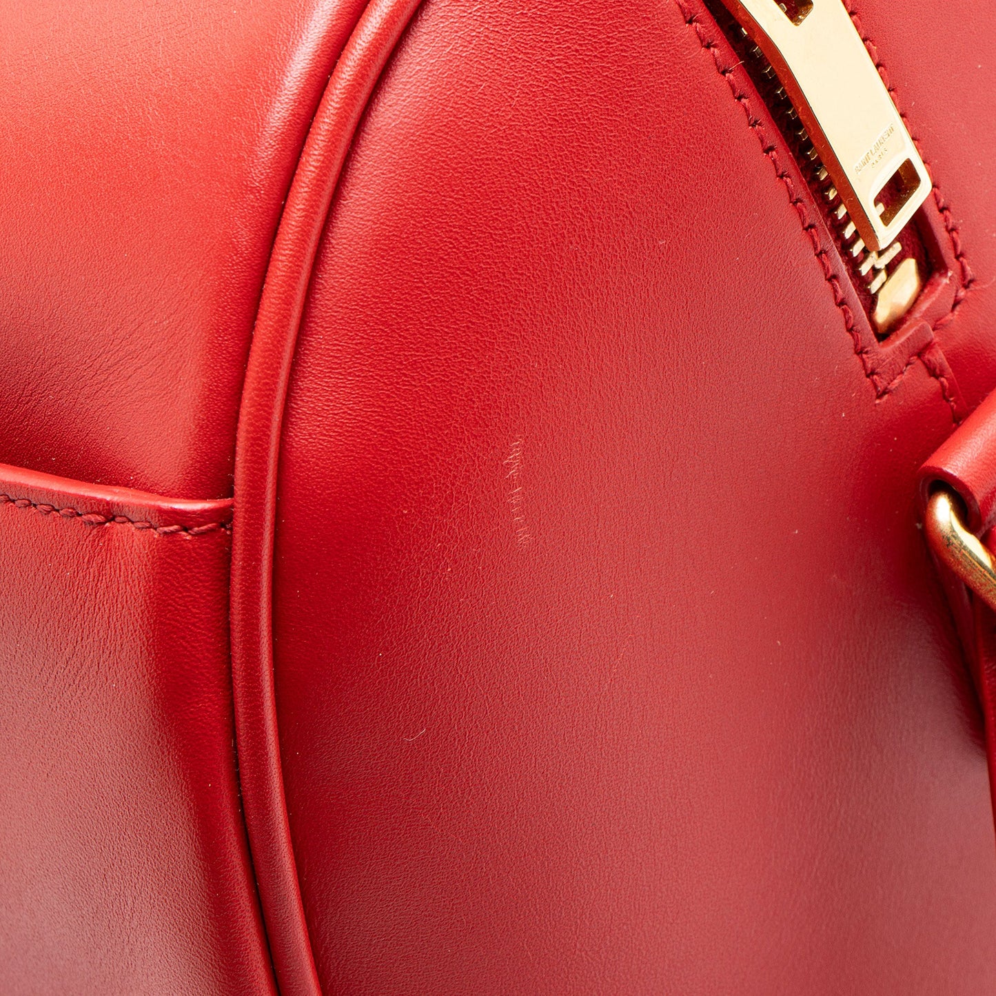 Saint Laurent Calfskin Duffle 6 Satchel
