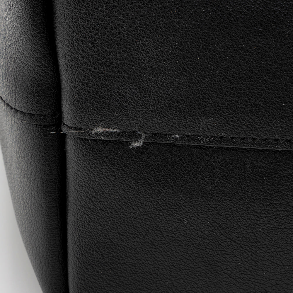 Saint Laurent Calfskin Large Shopping Tote - FINAL SALE (SHF-16264)