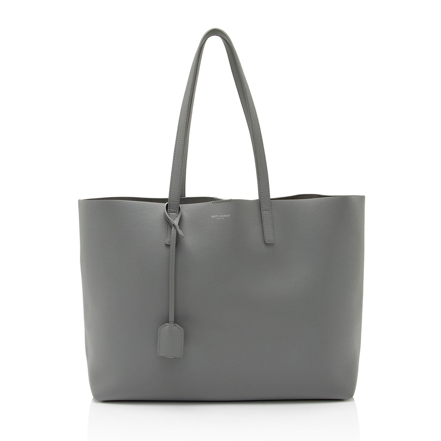 Saint Laurent Calfskin Large Shopping Tote (SHF-pwhKvE)