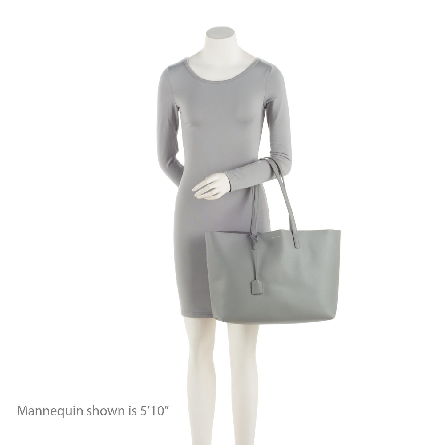 Saint Laurent Calfskin Large Shopping Tote (SHF-pwhKvE)