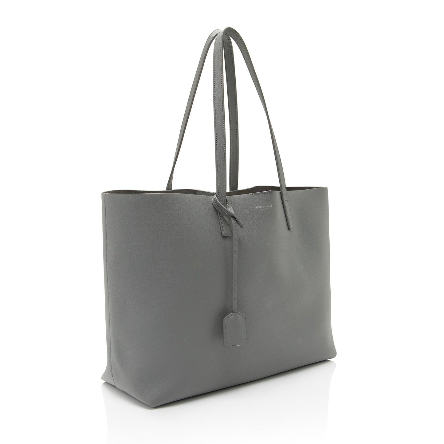 Saint Laurent Calfskin Large Shopping Tote (SHF-pwhKvE)