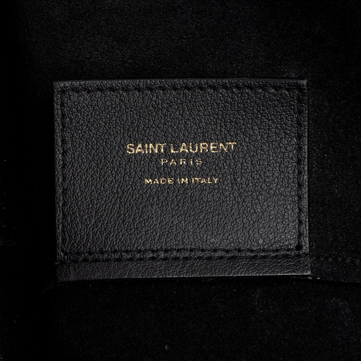 Saint Laurent Calfskin Large Shopping Tote (SHF-wdJx5S)