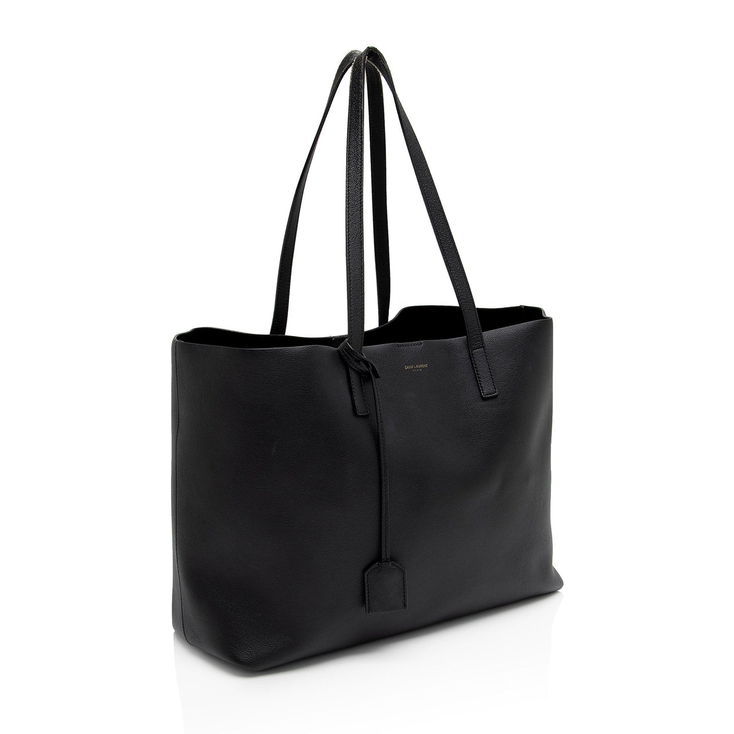 Saint Laurent Calfskin Large Shopping Tote (SHF-wdJx5S)