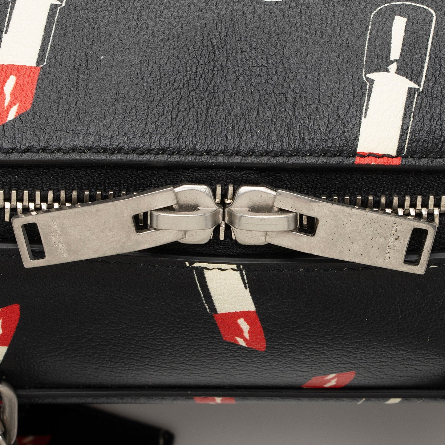 Saint Laurent Calfskin Lipstick Baby Duffle Bag (SHF-0OJW25)