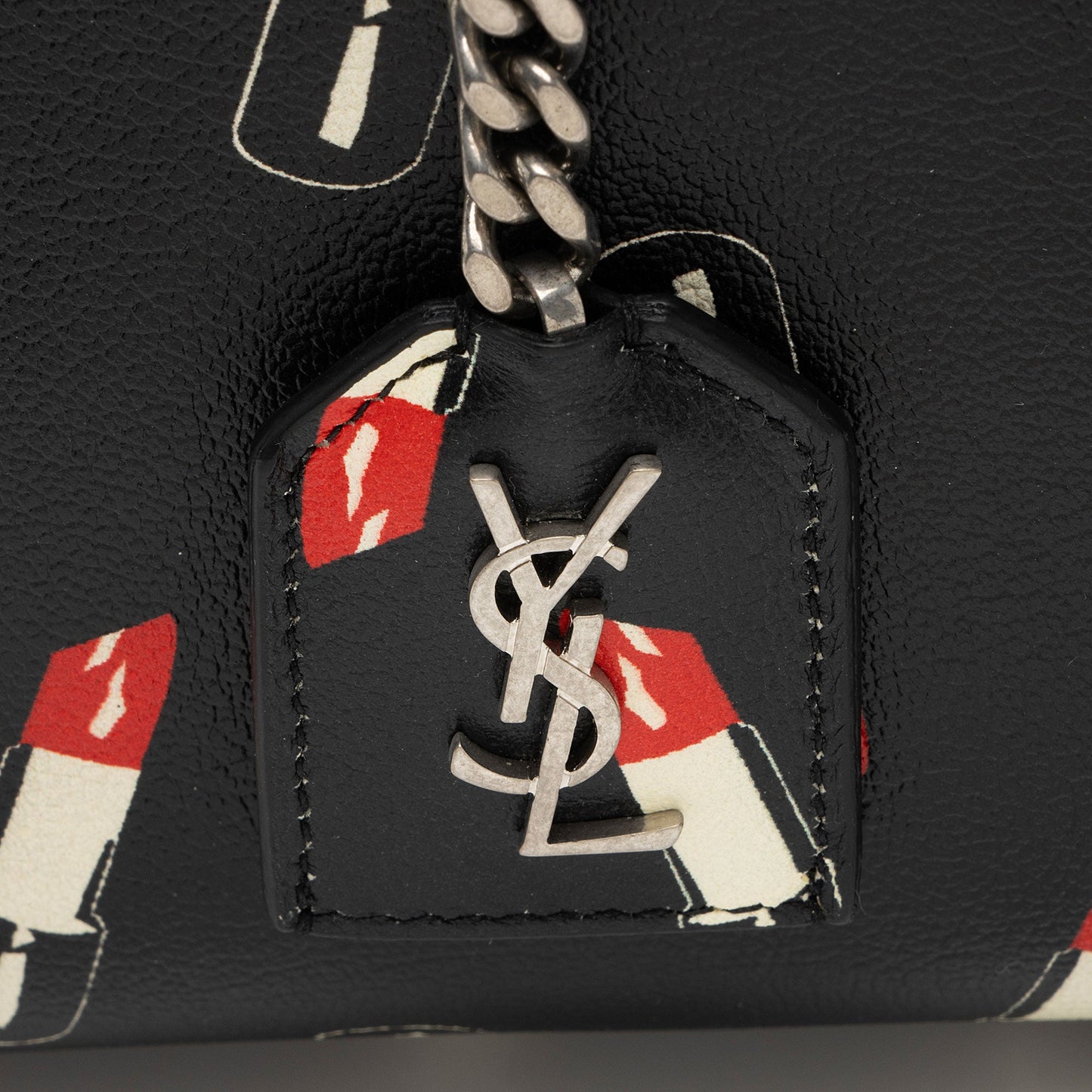 Saint Laurent Calfskin Lipstick Baby Duffle Bag (SHF-0OJW25)