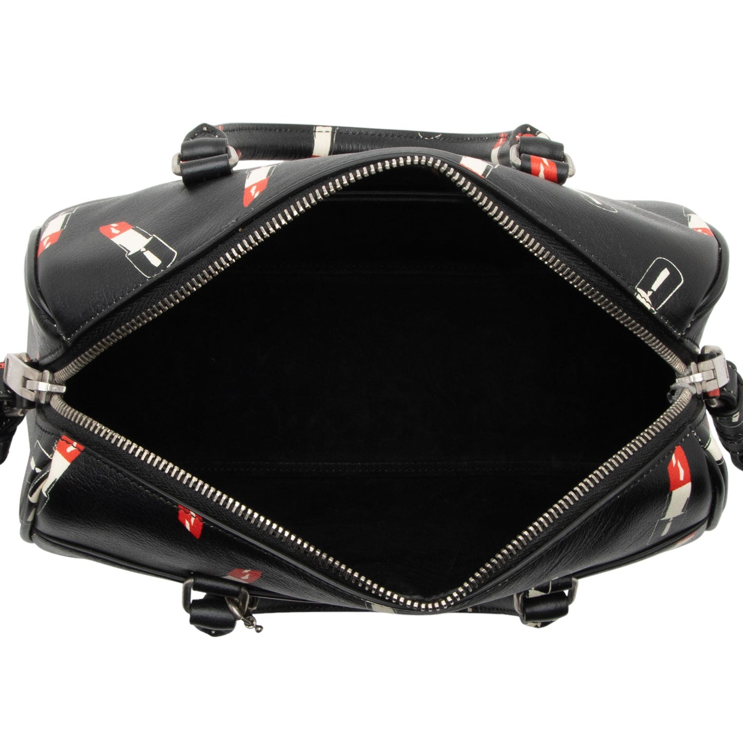 Saint Laurent Calfskin Lipstick Baby Duffle Bag (SHF-0OJW25)
