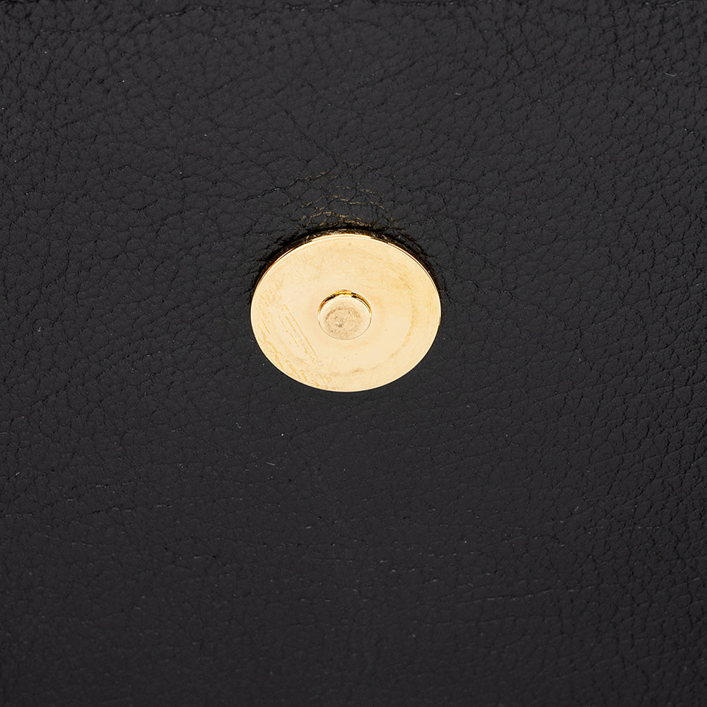 Saint Laurent Calfskin Monogram Belle de Jour Large Clutch (SHF-19132)