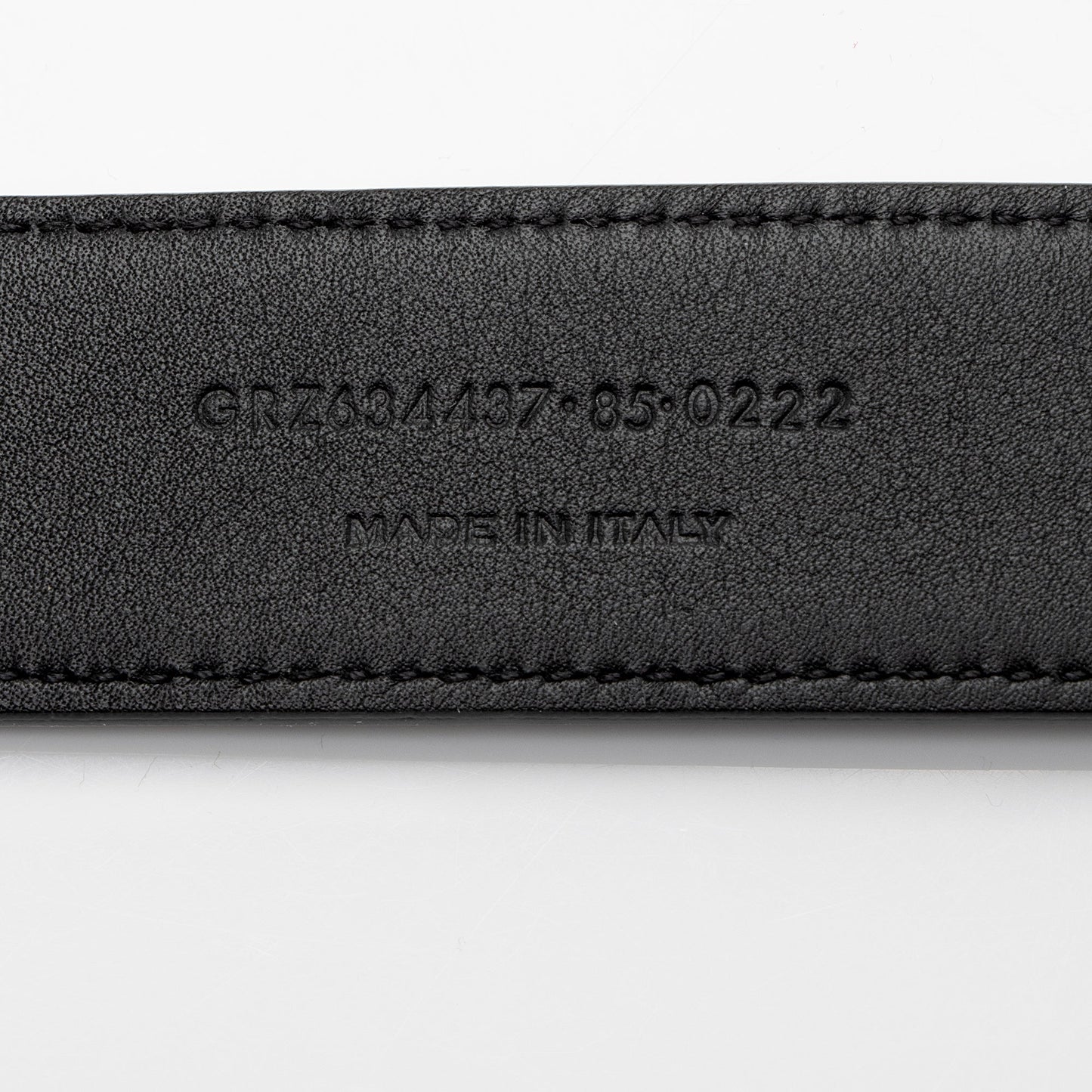 Saint Laurent Calfskin Monogram Cassandre Belt - Size 34 / 85 (SHF-7TNRpr)