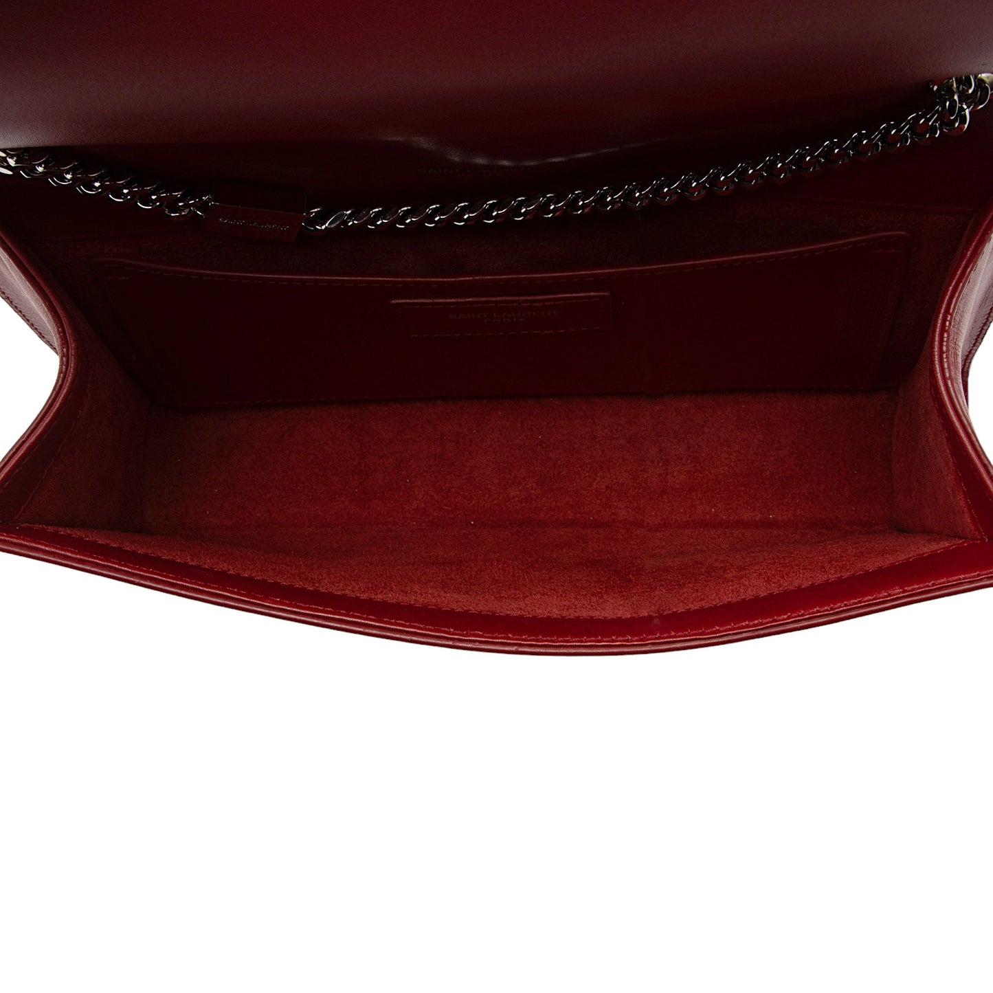Saint Laurent Calfskin Monogram Kate Tassel Medium Shoulder Bag (SHF-tAqbu4)
