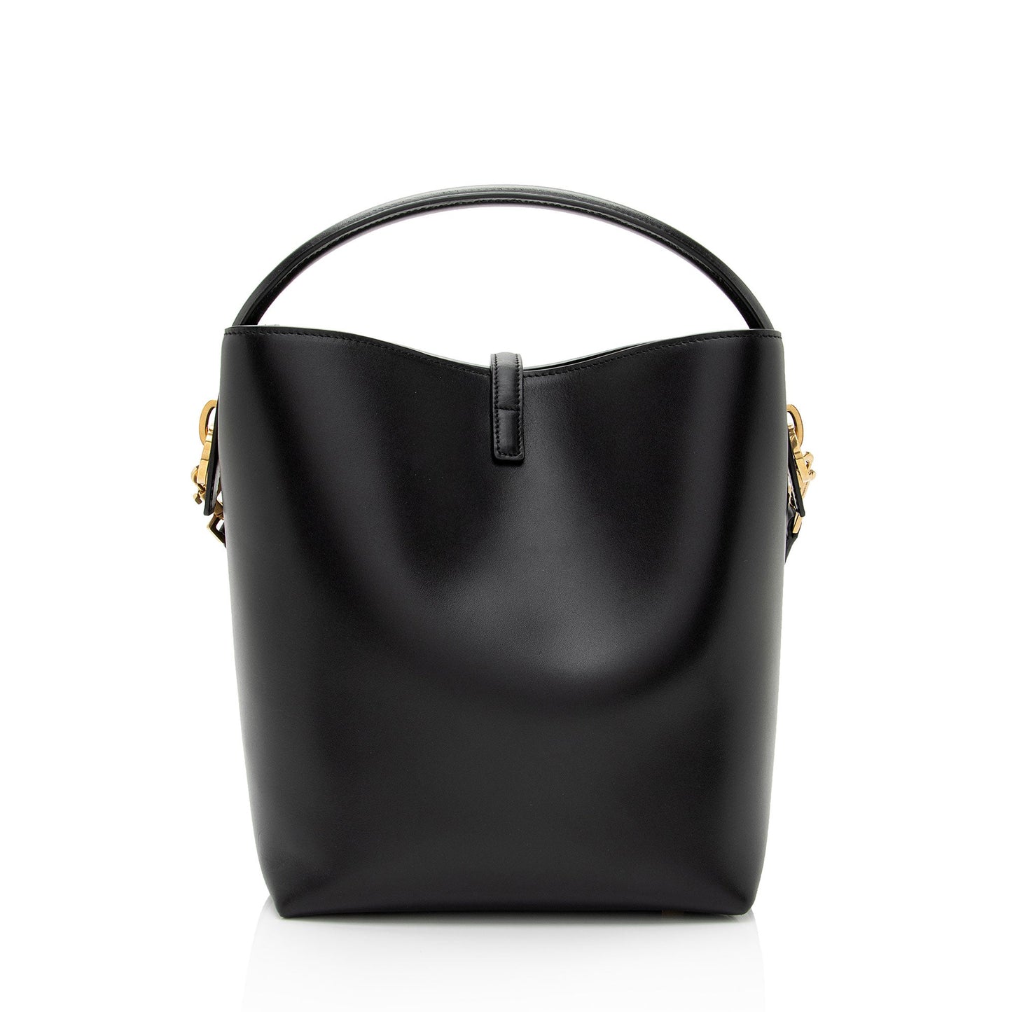 Saint Laurent Calfskin Monogram Le 37 Bucket Bag (SHF-YsxF8W)